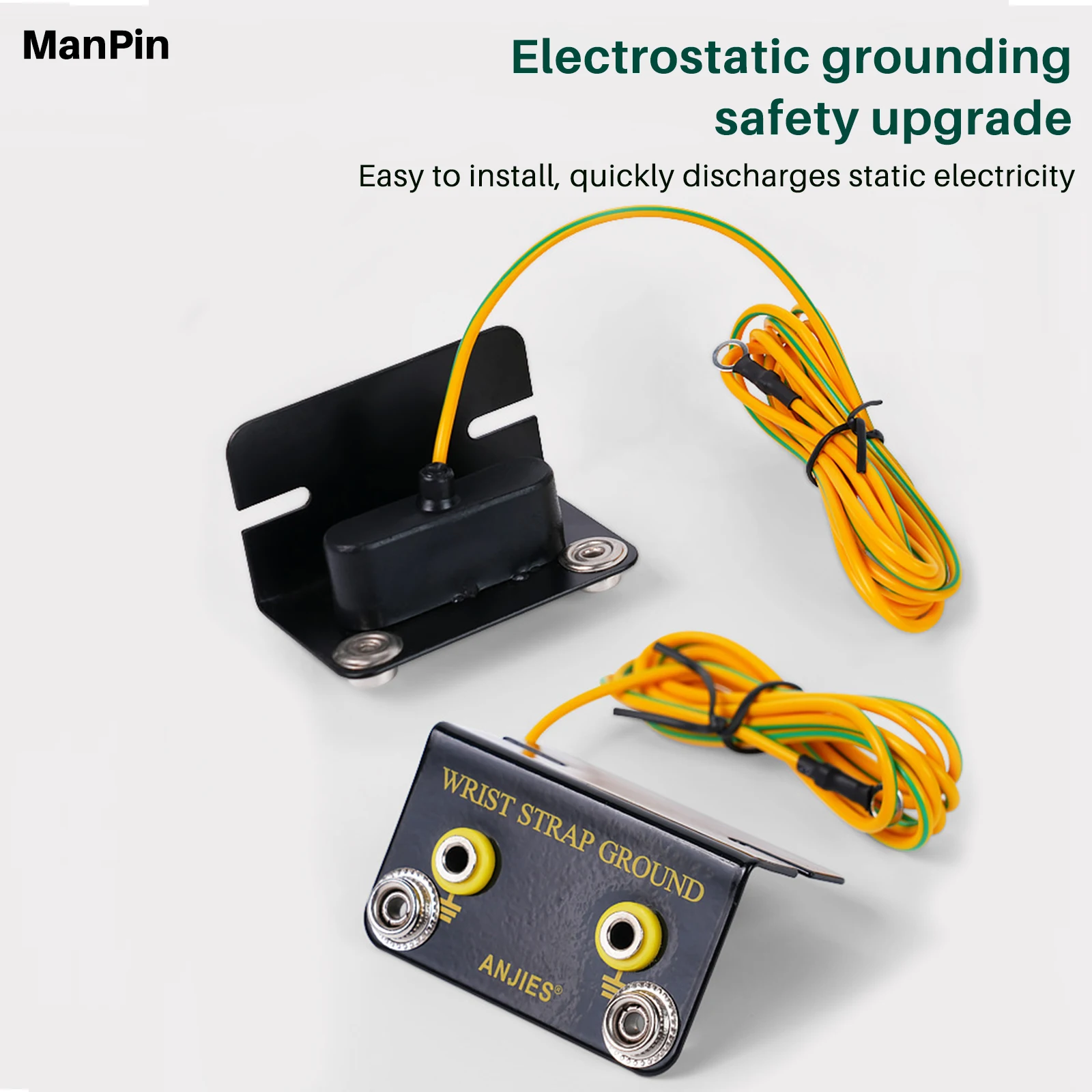 Electronics Repair Tool - L Shaped ESD Anti-Static Ground Socket