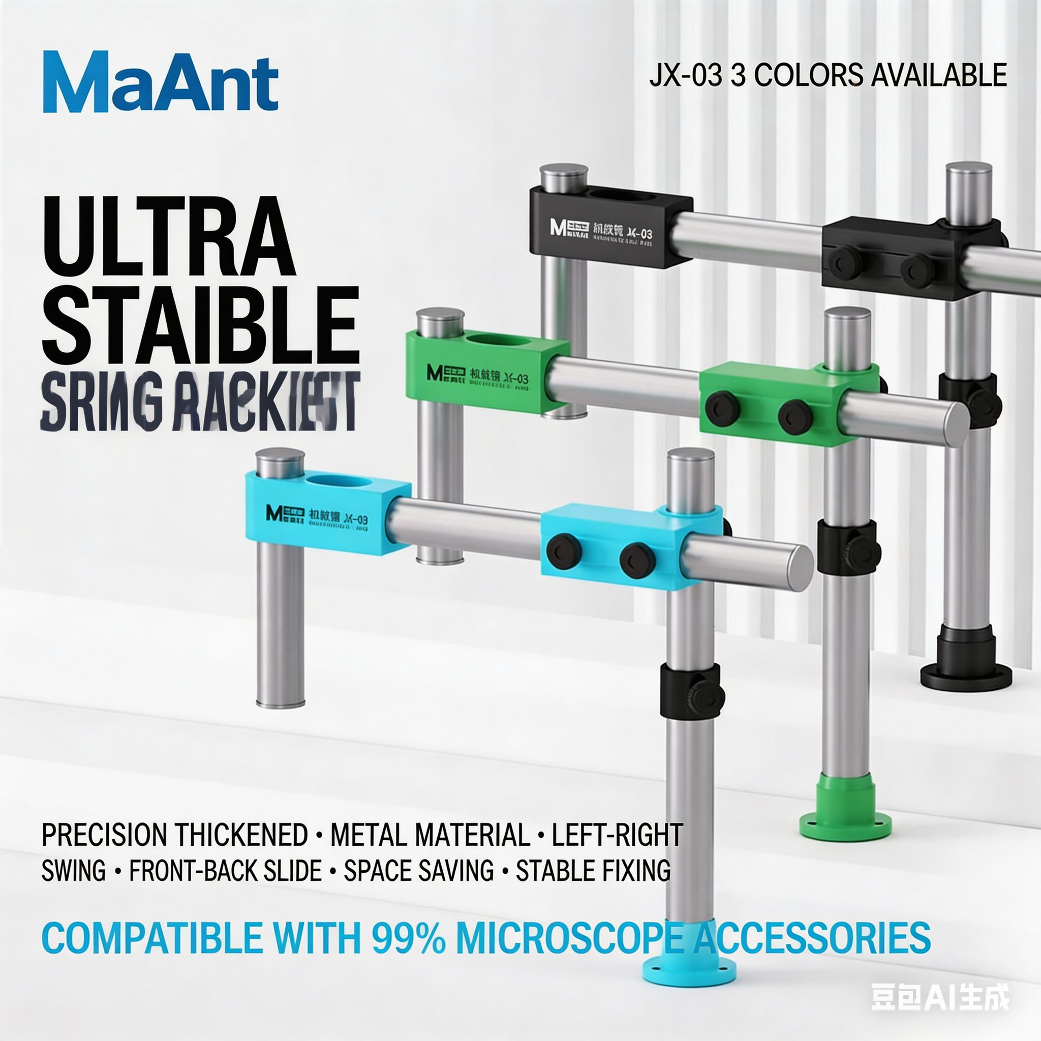 Electronics Repair Microscope - ManAnt microscope arm 360 degree rotating
