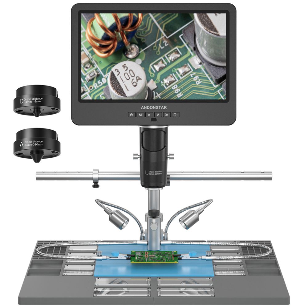 Andonstar Trinocular HDMI USB  - Electronics Repair Microscope 评论和价格