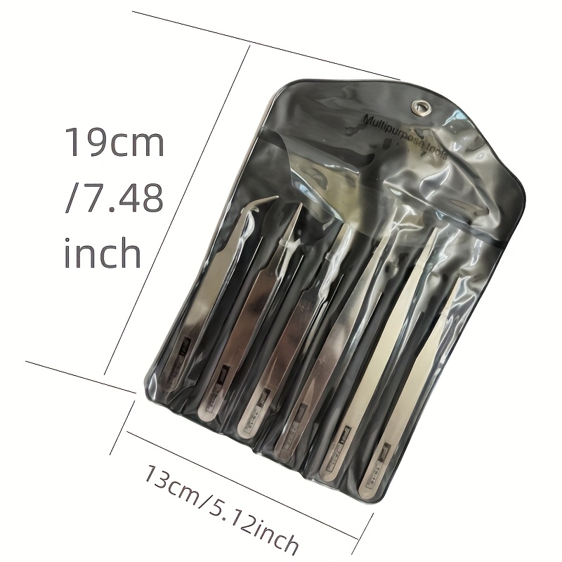 Stainless Steel Tweezers Set 6 - Electronics Repair Tool Kit 评论和价格
