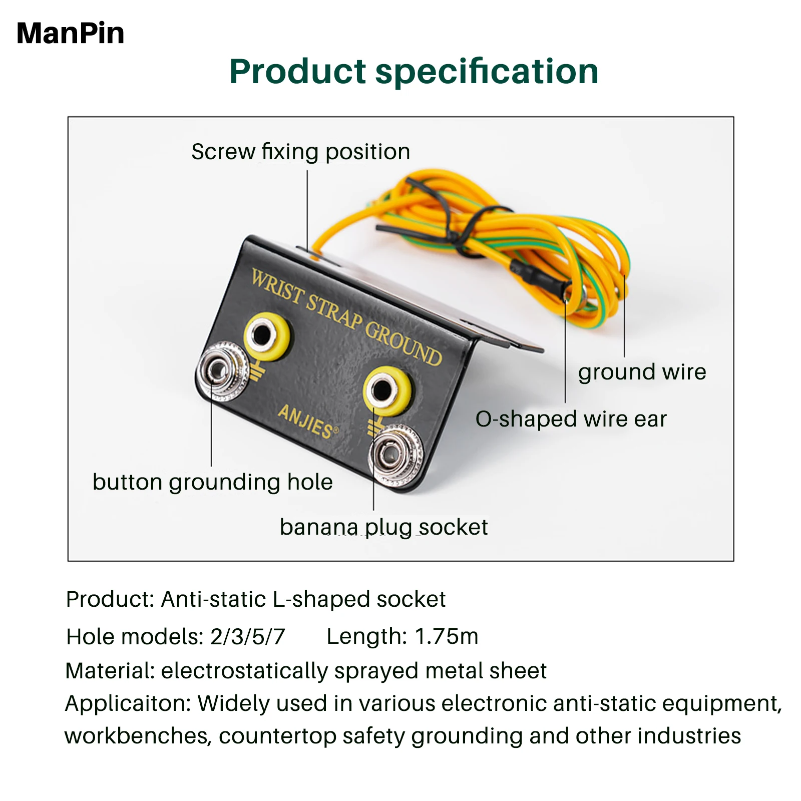 L Shaped ESD Anti-Static Groun - Electronics Repair Tool 评论和价格