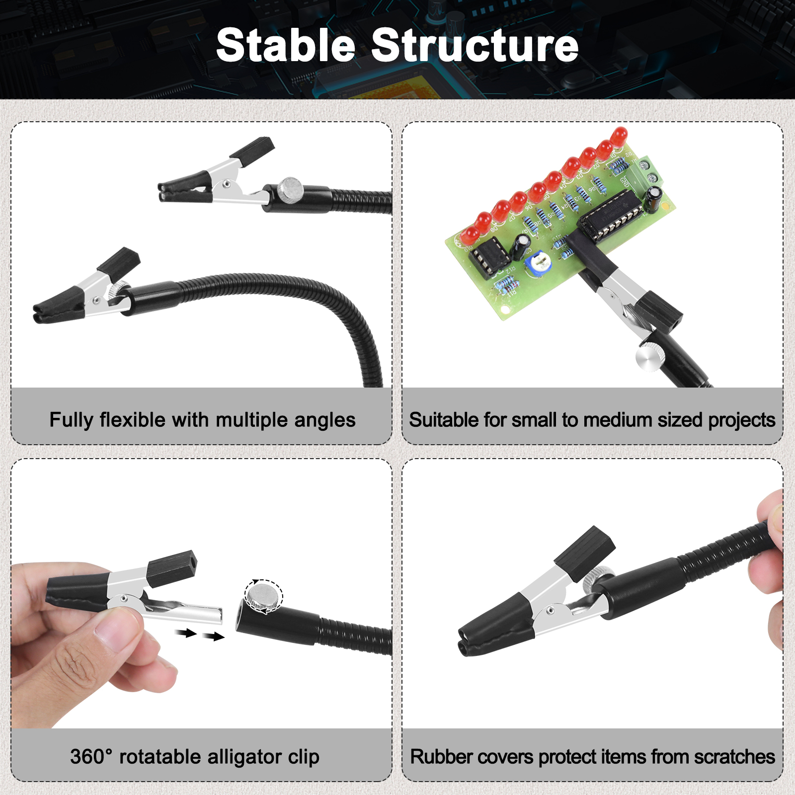 Toolour Magnetic Helping Hands - Pcb Holder Clamp 评论和价格