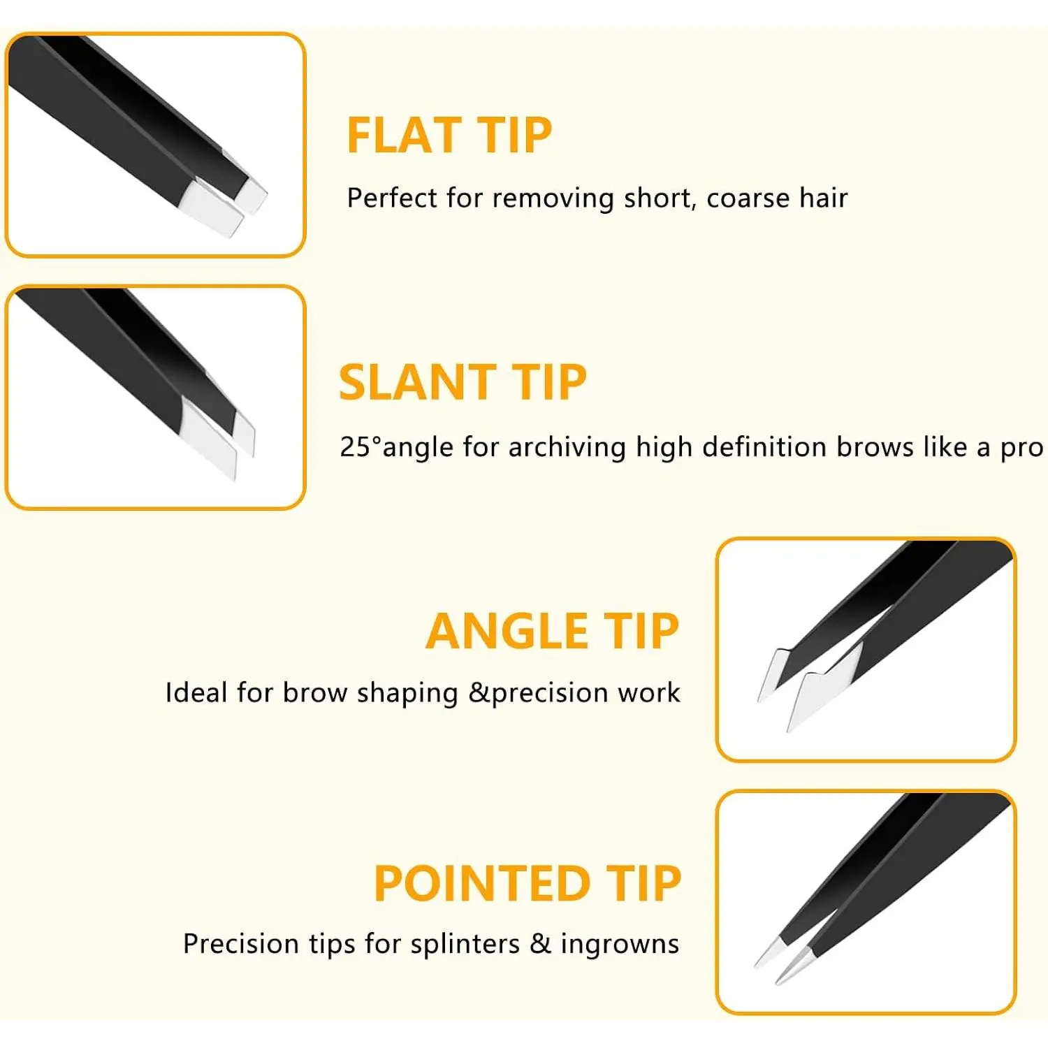 4Pcs Precision Tweezers Set, P - Electronics Repair Tool Kit 评论和价格