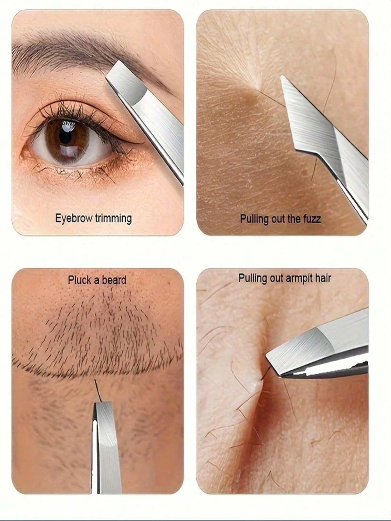 4Pcs Precision Tweezers Set, P - Electronics Repair Tool Kit 评论和价格