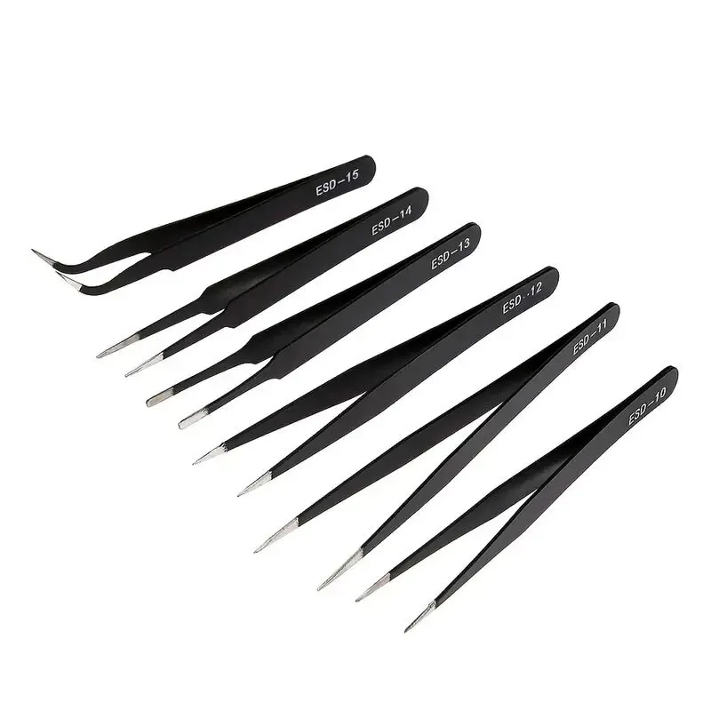 NEW 6pcs Precision Long Tweeze - Electronics Repair Tool 评论和价格