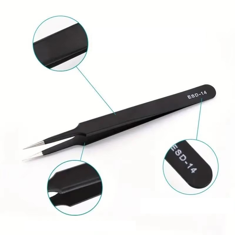 NEW 6pcs Precision Long Tweeze - Electronics Repair Tool 评论和价格