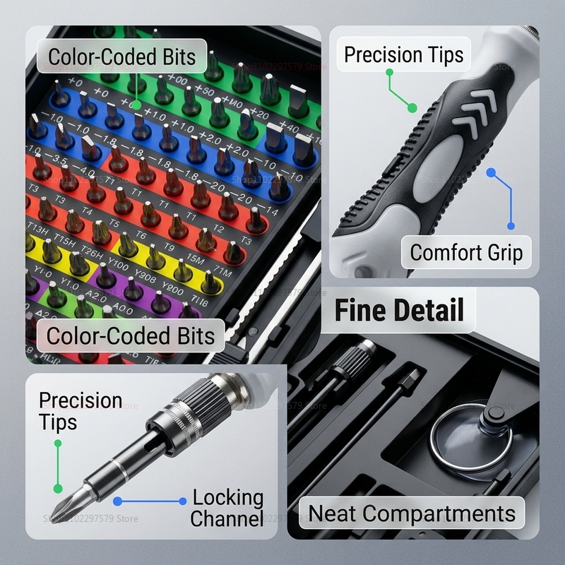 132 in 1 Precision Screwdriver - Electronics Repair Shops 评论和价格