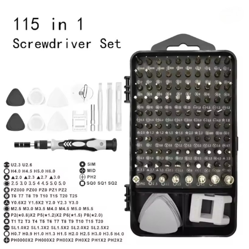 Precision Screwdriver Set 115  - Electronics Repair Tool Kit 评论和价格