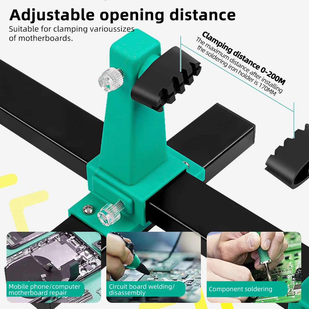 0-200/300MM Adjustable PCB Hol - Pcb Holder Clamp 评论和价格