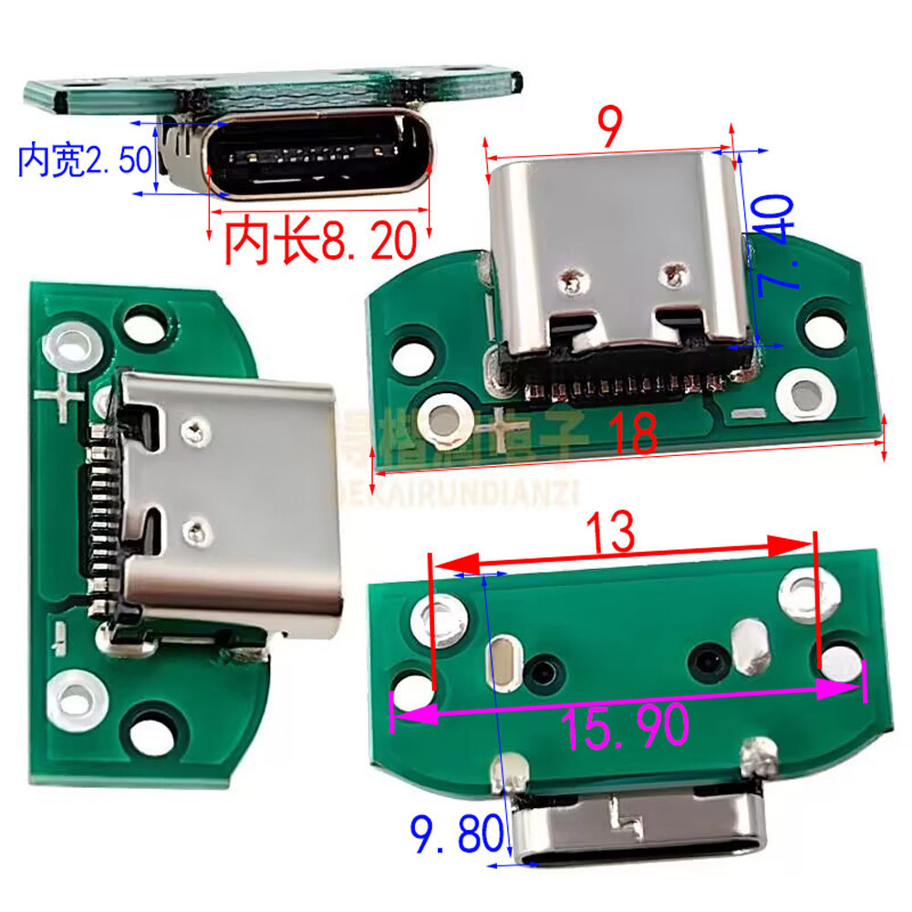 USB 3.1 type c Female Connecto - Pcb Holder Clamp 评论和价格