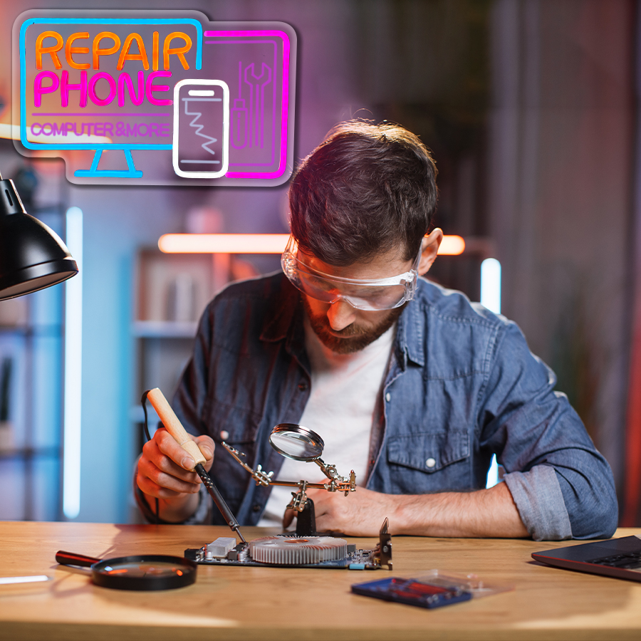 Phone Repair Led Neon Sign, 3D - Electronics Repair Shops 评论和价格